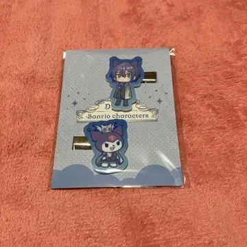 코야나기 로우 x 쿠로미 헤어 클립 니지산지 Dytica 산리오 콜라보