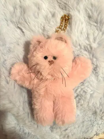 FURFUR 캣 마스코트 참 핑크