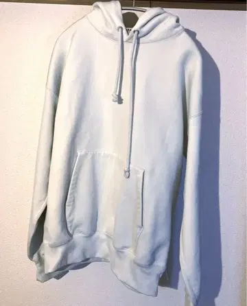 AURALEE 후드 부착 후드티 민트 그린