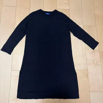 블루 레이블 크레스트브릿지 블랙 긴팔 원피스 38