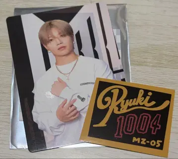 [RYUKI] MAZZEL RYUKI 포토카드 스티커 마제베야