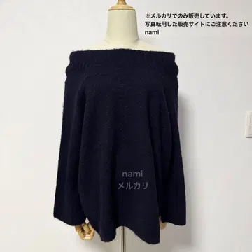 Mila Owen 오프숄더 모헤어 니트 2way 풀오버