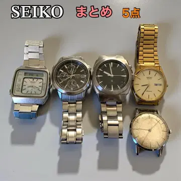 [ 작동 미확인 ] SEIKO 각종 모음 5점 남성용 손목시계