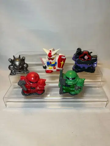 건담 피규어 5체 세트 소프트 비닐