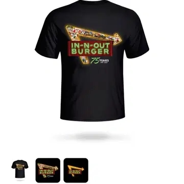 새상품 IN-N-OUT BURGER 75TH ANNIVERSARY