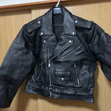 가죽 라이더 자켓 블랙