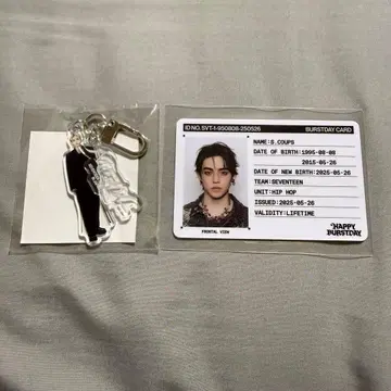 SEVENTEEN 에스쿱스 NEW 캡슐 토이 ID 카드