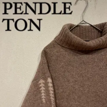 PENDLETON 나노 유니버스 별주 네이티브 무늬 터틀넥 니트