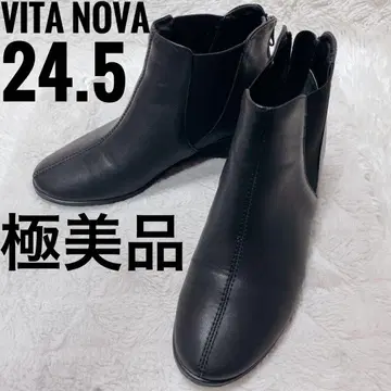 비타노바 사이드 고어 부츠 웨지솔 백지퍼 숏부츠