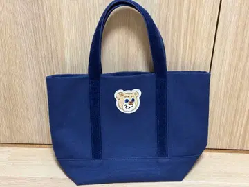 러브러리 페이 올드 테디 와펜 토트백 네이비