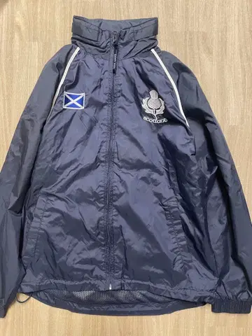 스코틀랜드 국기 자수 나일론 자켓