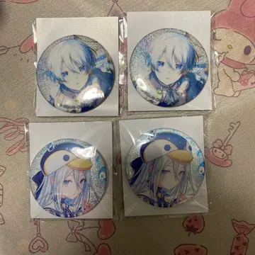 요이사키 카나데 글리터 캔뱃지 4개 세트