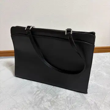 취업활동 백 블랙 토트백