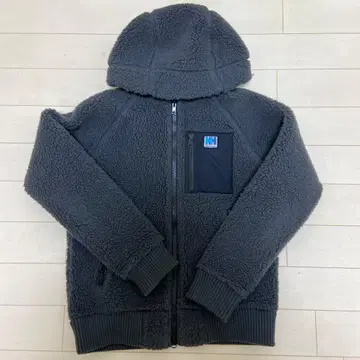 헬리 한센 플리스 자켓 그레이 파이버 파일 후디