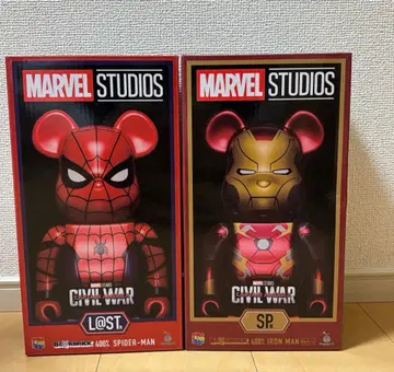 MARVEL 해피 복권 베어브릭 400% SP & 라스트 원