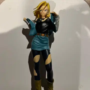 인조인간 18호 피규어 데님 자켓