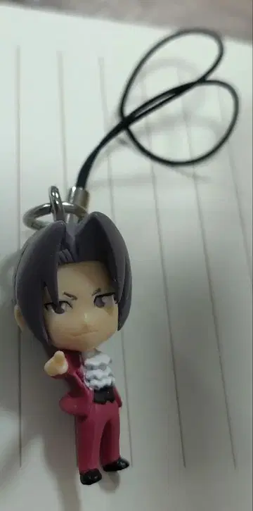 역전재판 미츠루기 레이지 피규어 스트랩