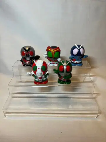 가면라이더 미니 피규어 5체 세트 소프트 비닐