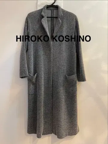 HIROKO KOSHINO 트위드 롱 코트
