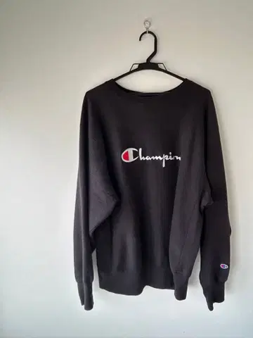 [레어 유행] 90s 챔피온 Champion 리버스 위브 블랙