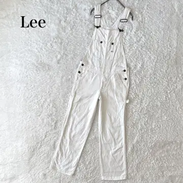 Lee 리 데님 살로펫 오버롤 루즈핏 화이트 XS