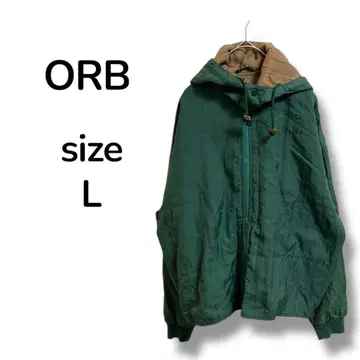 ORB 오브 점퍼 블루종 아우터 구제 의류 남성용 그린 후드 부착