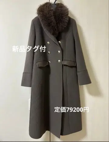 79200엔 새상품 LOVELESS 러브리스 나폴레옹 코트 캐시미어 혼방