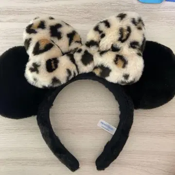 미니 머리띠 레오파드 무늬 디즈니