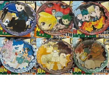 HUNTER x HUNTER 컬렉션 캔뱃지 키루아 크라피카 6개 세트