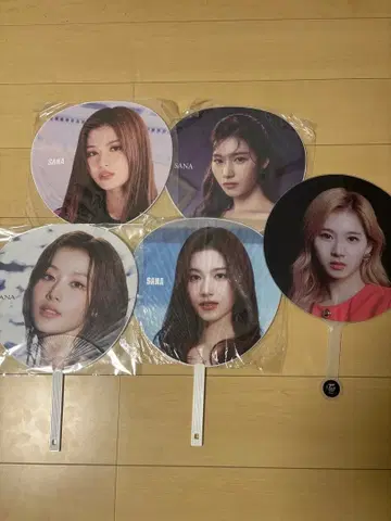 TWICE SANA 부채 5개 세트