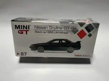 MINIGT 닛산 스카이라인 GT-R 블랙 BBS LM