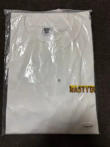 NASTY DOG 화이트 T셔츠