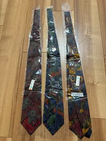 이탈리아제 실크 100% 넥타이 3개 세트 브랜드 혼합