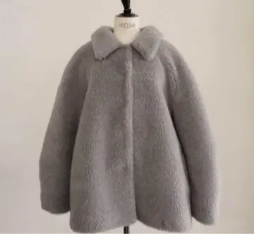 OHGA 무스탕 코트 그레이 M 사이즈 신색