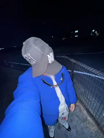 california 다운 자켓 파랑