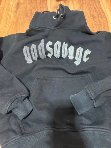 godsavage 블랙 후드티 셋업