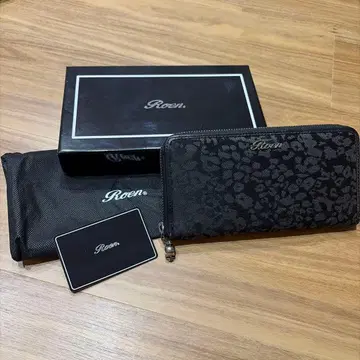 Roen 레오파드 무늬 장지갑