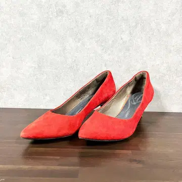 락포트 펌프스 하이힐 빨간색 레드 24cm 5879