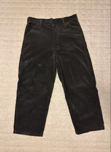 브라운 코듀로이 팬츠 스케이터 스트릿