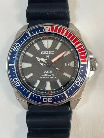 세이코 PADI 프로스펙스 X 다이버즈 200m 자동 와인딩 시계