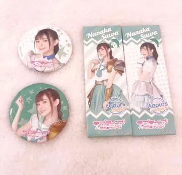 러브 라이브 선샤인 Aqoursclub 출장소 스와 나나카 캔뱃지