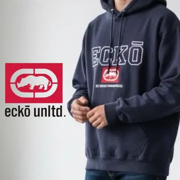 Y497 ECKO UNLTD. 남성용 로고 풀오버 후드티