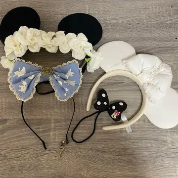 디즈니 미니 앨리스 헤어 액세서리 세트