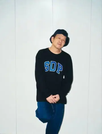 GAP x  아치 로고 롱 슬리브 T셔츠 네이비