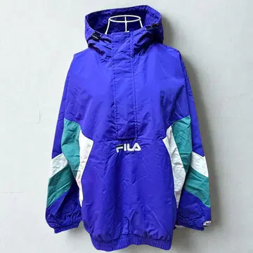[ FILA ] 나일론 아노락 L 퍼플 90s