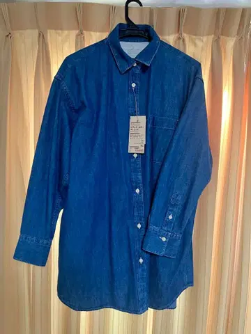 무인양품 데님 긴팔 셔츠 XL 사이즈