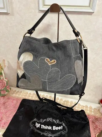 Think Bee! 스푸만테 그레이 2way 숄더백 수납 가방 포함