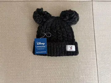 새상품 디즈니 미키마우스 귀달린 니트 모자 성인용