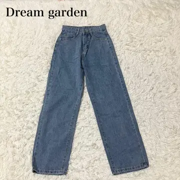 Dream garden 라이트 블루 데님 캐주얼 코튼 100% 워셔블