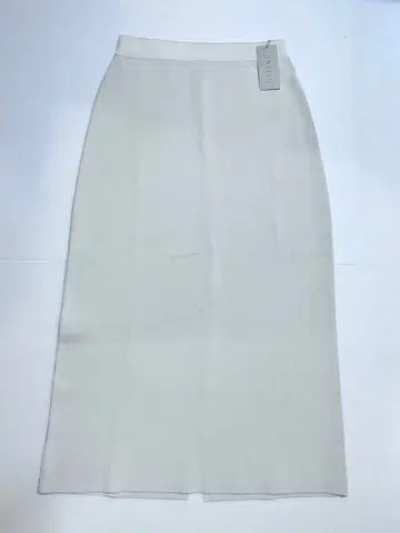 미사용 앙피로 UNFILO 화이트 슬릿 롱 스커트